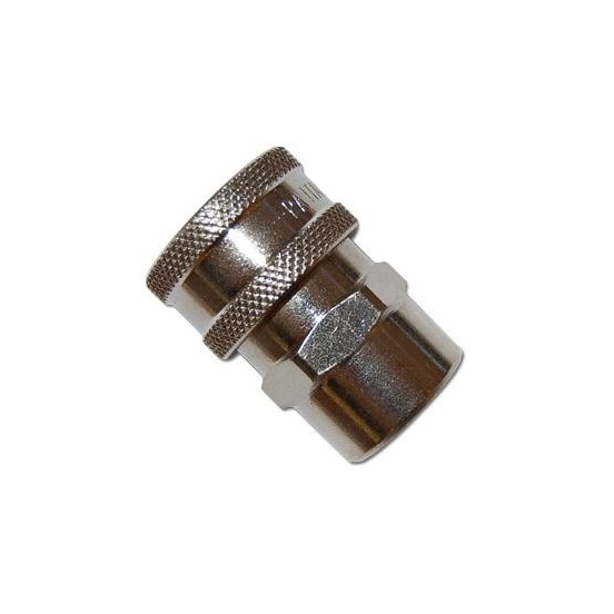 ENCHUFE RAPIDO A BOLAS PARTE B 3/8" H LATON NICKELADO